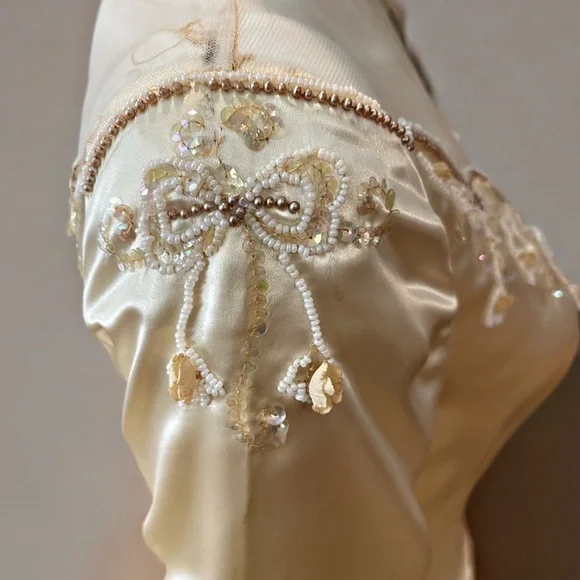 Vintage Satin Wedding Dress